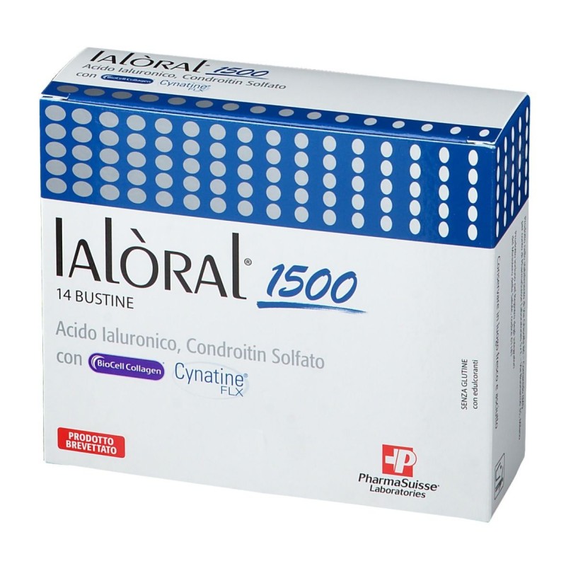 Confezione commerciale diIaloral 1500 Integratore per Benessere Articolazioni 14 Bustine Confezione commerciale diIaloral 1500 Integratore per Benessere Articolazioni 14 Bustine