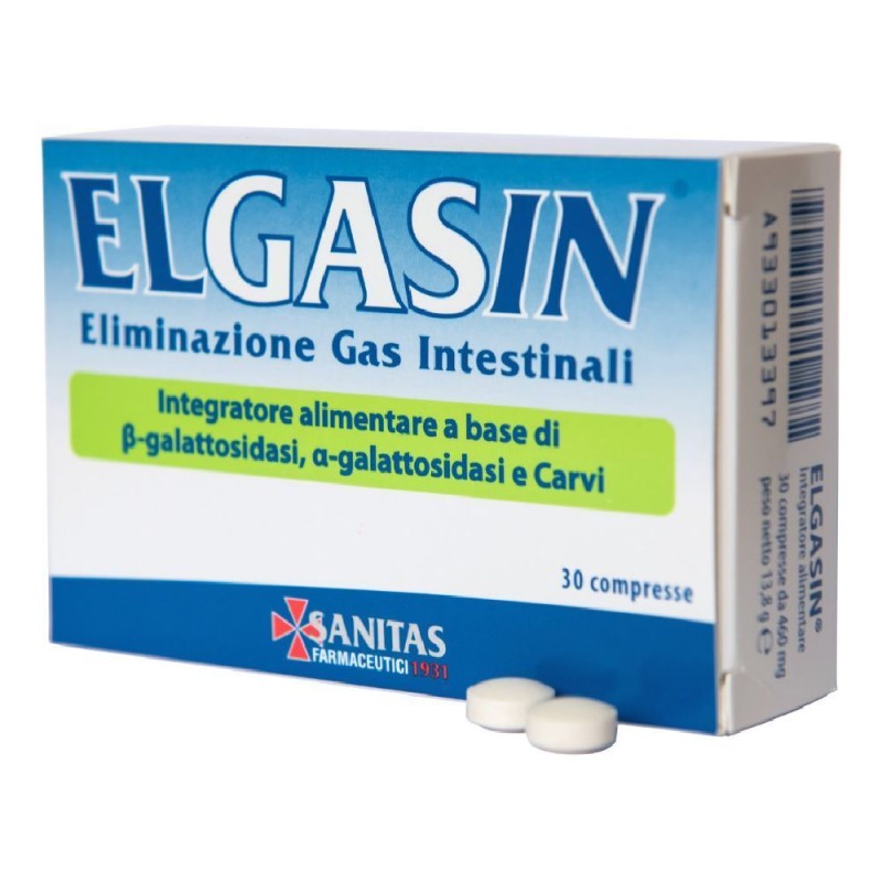 Pack ufficiale del prodotto Elgasin 30 Compresse