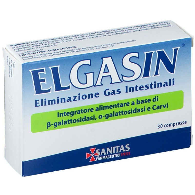 Aspetto del prodotto Elgasin 30 Compresse