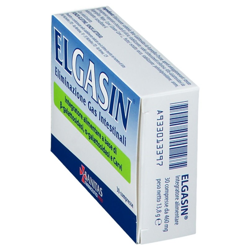 Scatola integra del prodotto Elgasin 30 Compresse