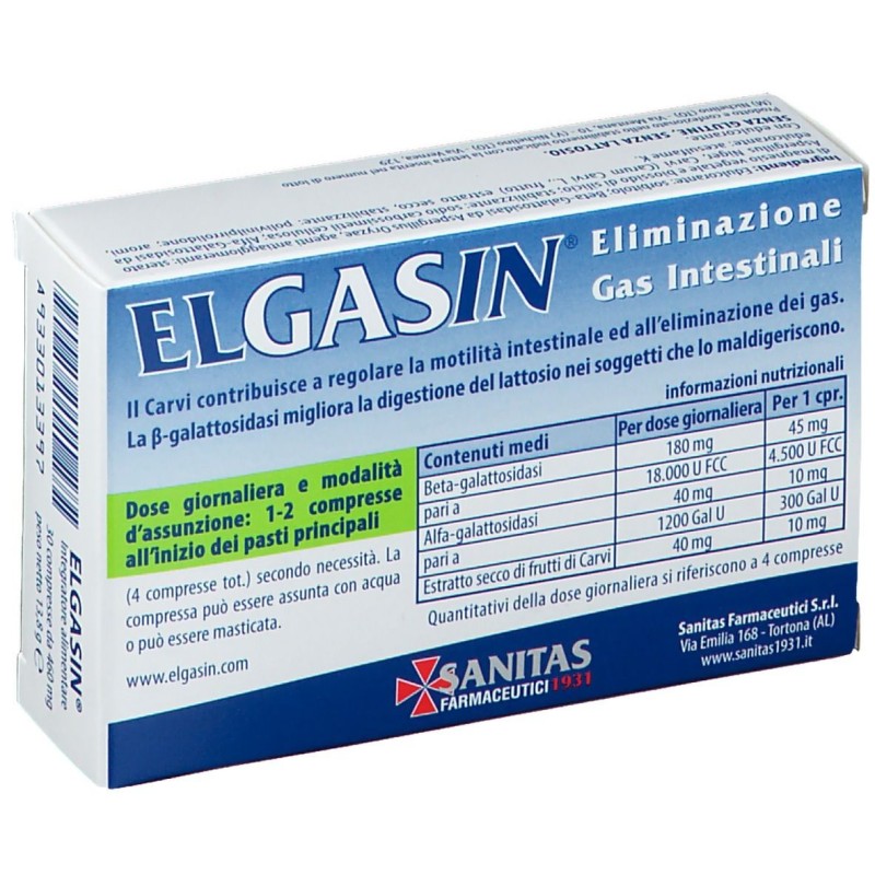 Foto esplicativa di Elgasin 30 Compresse