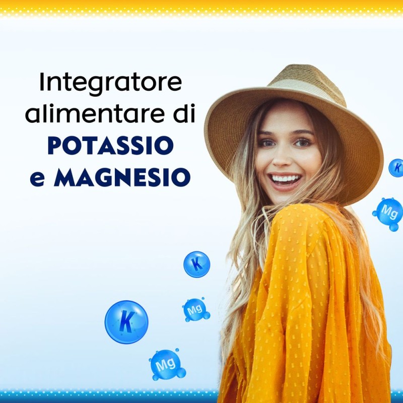 Foto esplicativa di Polase Integratore di Magnesio e Potassio 24 Bustine Gusto Limone Foto esplicativa di Polase Integratore di Magnesio e Potassio 24 Bustine Gusto Limone