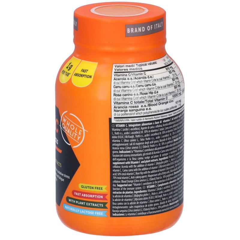 Foto illustrativa del packaging di Named Sport VitaminC 4Natural Blend Integratore per Sportivi 90 Compresse Foto illustrativa del packaging di Named Sport VitaminC 4Natural Blend Integratore per Sportivi 90 Compresse