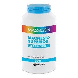 Dettaglio del packaging di Marco Viti Massigen Magnesio Superior Zero Zuccheri Integratore 300g