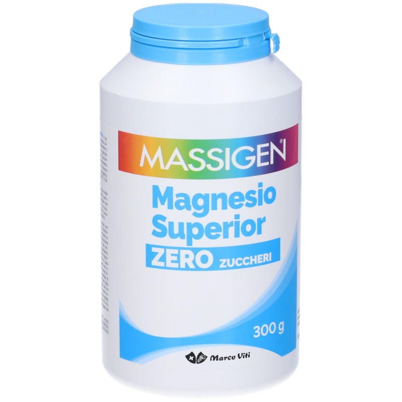 Confezione sigillata di Marco Viti Massigen Magnesio Superior Zero Zuccheri Integratore 300g