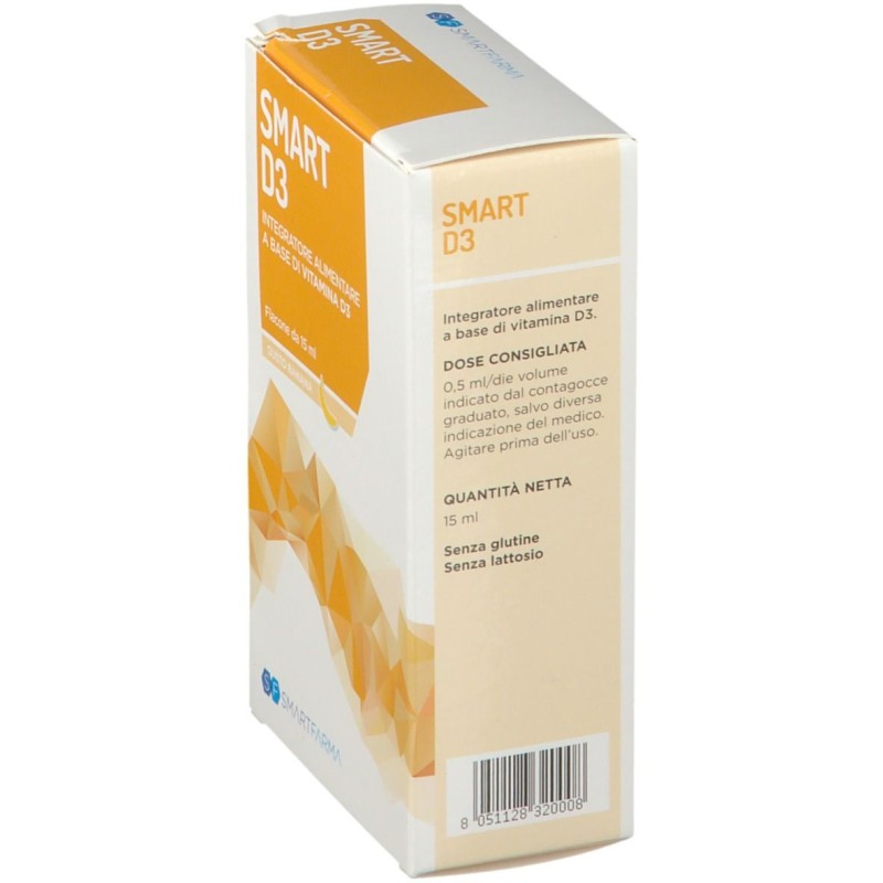 Vista del prodotto Smart D3 Integratore per Muscoli e Ossa 15ml Vista del prodotto Smart D3 Integratore per Muscoli e Ossa 15ml