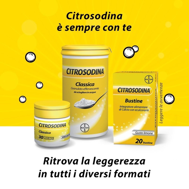 Confezione sigillata di Citrosodina per Digestione e Acidità 30 Compresse Masticabili Confezione sigillata di Citrosodina per Digestione e Acidità 30 Compresse Masticabili