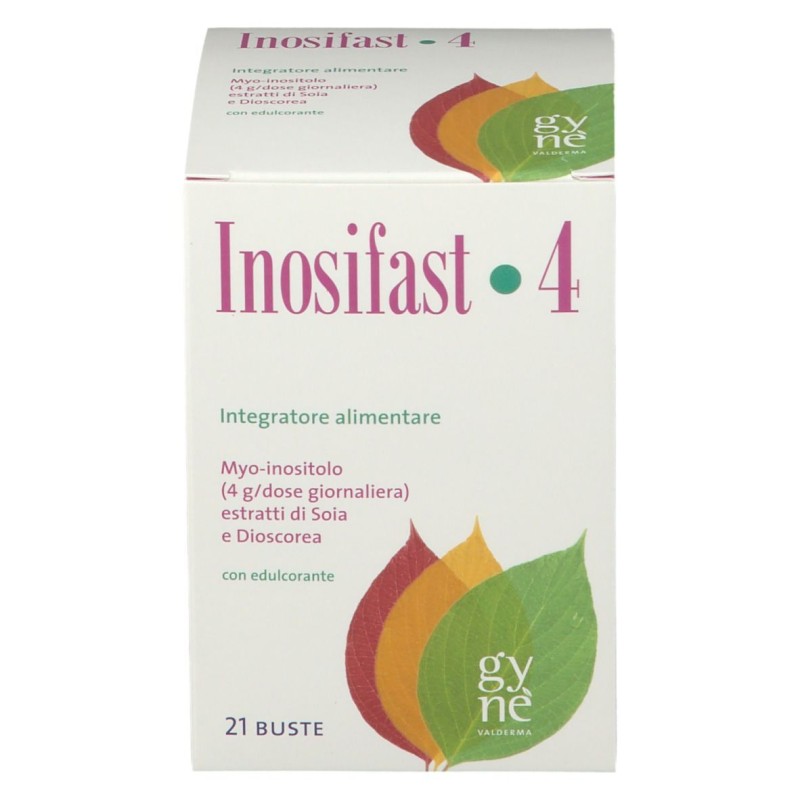 Vista del prodotto Inosifast 4 Integratore per Il Ciclo Mestruale 21 Bustine