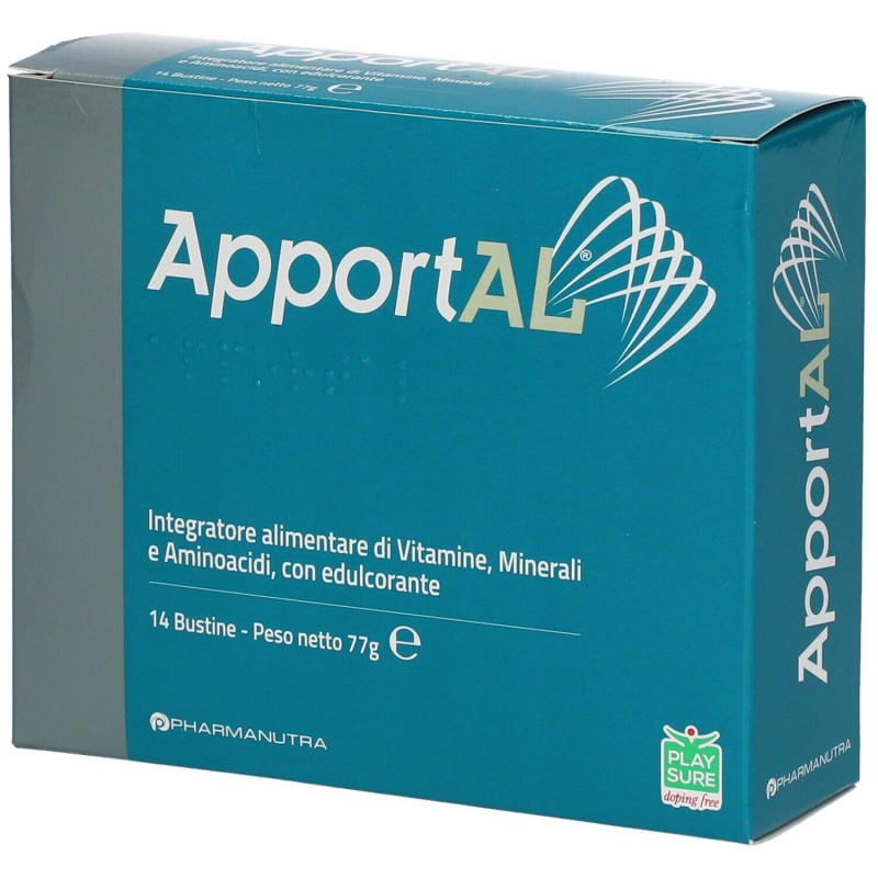 Confezione commerciale diPharmaNutra Apportal Integratore di Vitamine 14 Bustine Confezione commerciale diPharmaNutra Apportal Integratore di Vitamine 14 Bustine