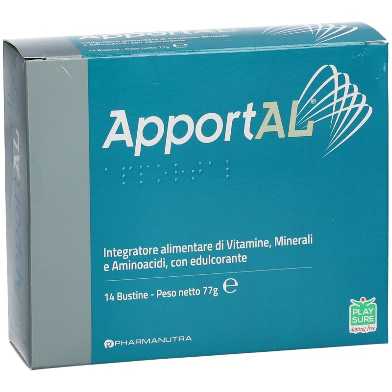 Vista del prodotto PharmaNutra Apportal Integratore di Vitamine 14 Bustine Vista del prodotto PharmaNutra Apportal Integratore di Vitamine 14 Bustine