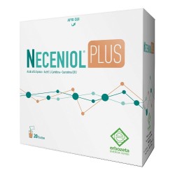 Foto illustrativa del packaging di Neceniol Plus Integratore Antiossidante 20 Bustine Foto illustrativa del packaging di Neceniol Plus Integratore Antiossidante 20 Bustine
