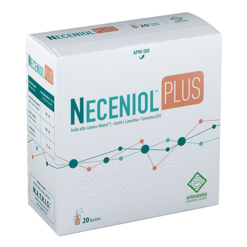 Immagine reale di Neceniol Plus Integratore Antiossidante 20 Bustine