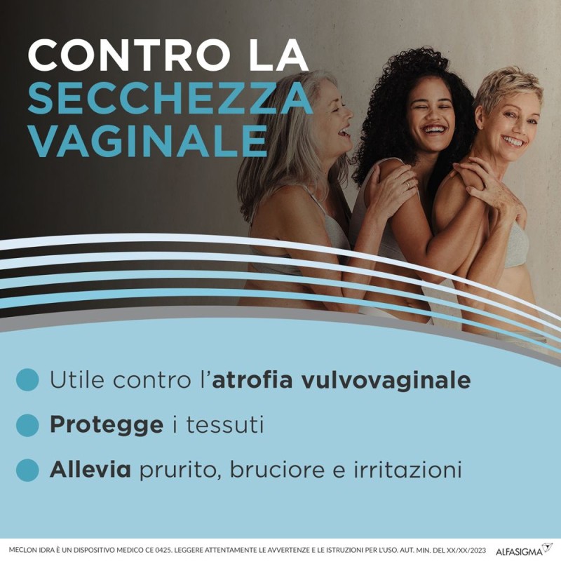 Foto illustrativa del packaging di Meclon Idra Emulgel Idratante Vaginale 7 Tubi Monodose
