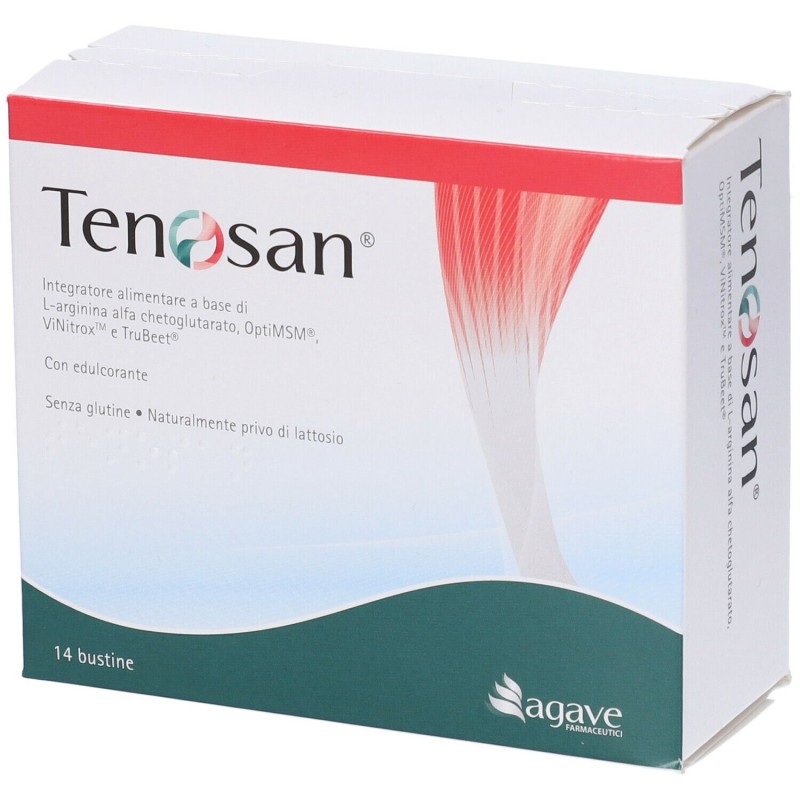 Foto ravvicinata di Tenosan Integratore per Muscoli ed Articolazioni 14 Bustine Foto ravvicinata di Tenosan Integratore per Muscoli ed Articolazioni 14 Bustine