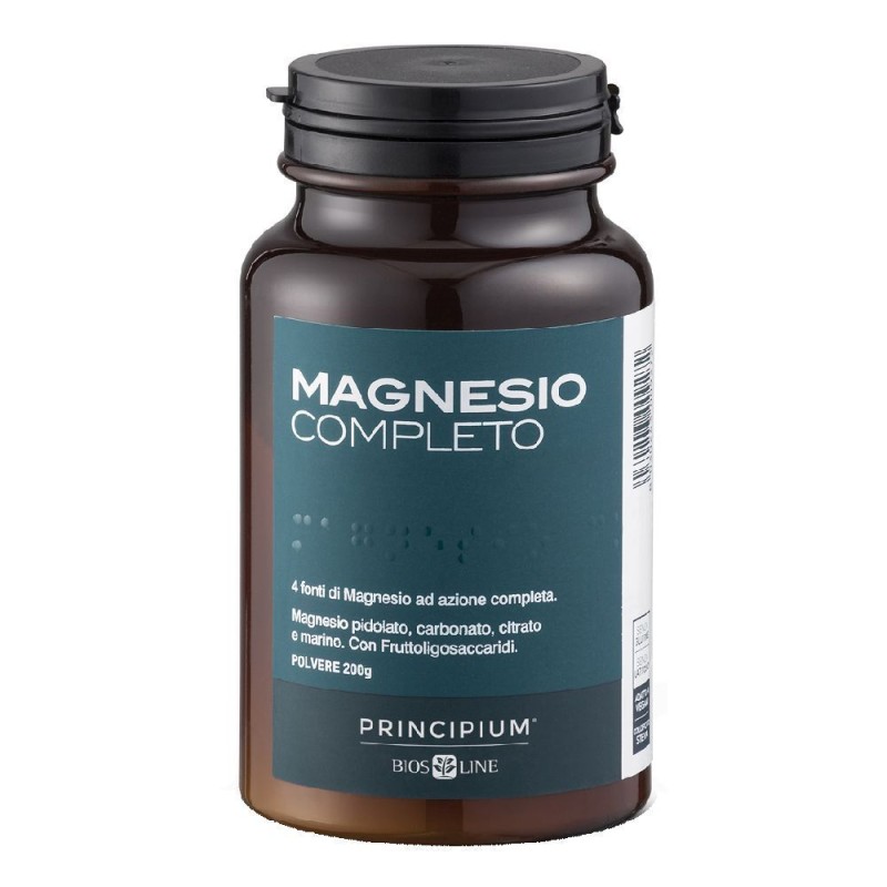 Packaging integro del prodotto Bios Line Principium Magnesio Completo Integratore per Stanchezza 200gr Packaging integro del prodotto Bios Line Principium Magnesio Completo Integratore per Stanchezza 200gr