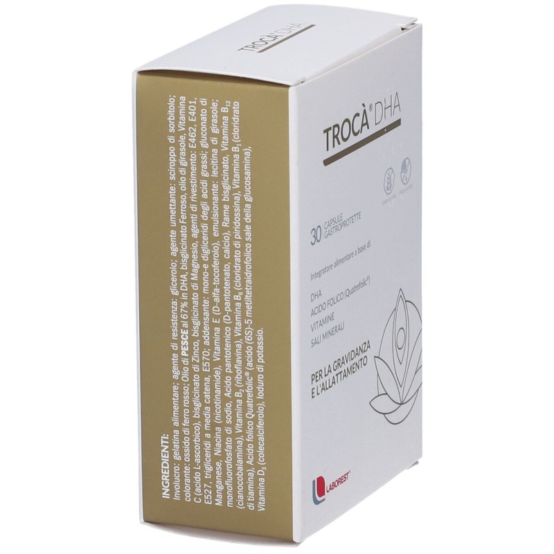 Foto ravvicinata di Uriach Troca' DHA Integratore per Gravidanza 30 Capsule Foto ravvicinata di Uriach Troca' DHA Integratore per Gravidanza 30 Capsule