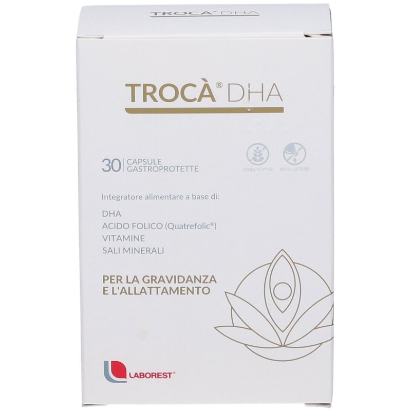 Immagine reale di Uriach Troca' DHA Integratore per Gravidanza 30 Capsule Immagine reale di Uriach Troca' DHA Integratore per Gravidanza 30 Capsule