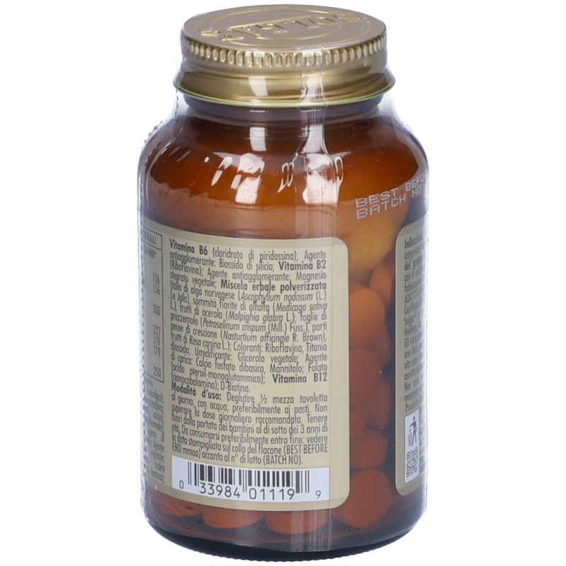 Packaging integro del prodotto Solgar Golden Crin B+C Integratore Vitaminico 100 Tavolette Packaging integro del prodotto Solgar Golden Crin B+C Integratore Vitaminico 100 Tavolette