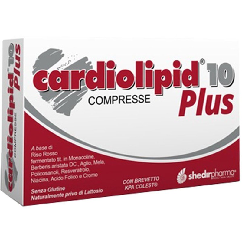 Immagine reale di Shedir Cardiolipid 10 Plus Integratore per il Colesterolo 30 Compresse Immagine reale di Shedir Cardiolipid 10 Plus Integratore per il Colesterolo 30 Compresse