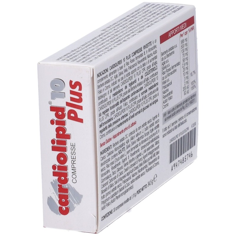 Presentazione grafica di Shedir Cardiolipid 10 Plus Integratore per il Colesterolo 30 Compresse Presentazione grafica di Shedir Cardiolipid 10 Plus Integratore per il Colesterolo 30 Compresse