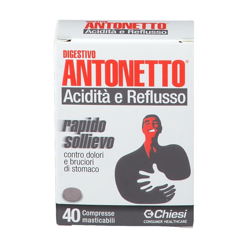 Visualizzazione chiara di Digestivo Antonetto 40 Compresse Masticabili Gusto Classico Visualizzazione chiara di Digestivo Antonetto 40 Compresse Masticabili Gusto Classico