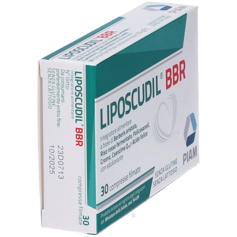 Packaging integro del prodotto Liposcudil BBR Integratore Alimentare per ColesteroloAss 30 Compresse
