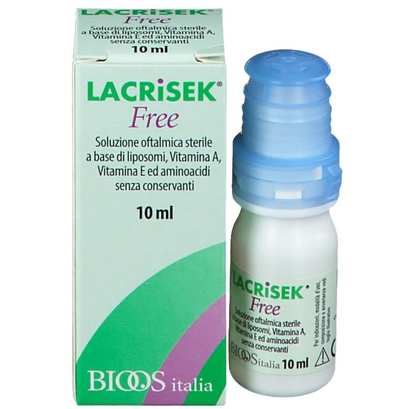Confezione sigillata di Lacrisek Free Collirio per Occhi Infiammati 10ml
