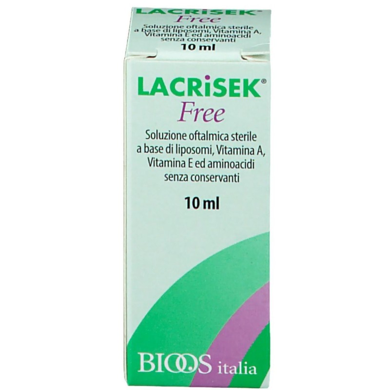 Pack ufficiale del prodotto Lacrisek Free Collirio per Occhi Infiammati 10ml