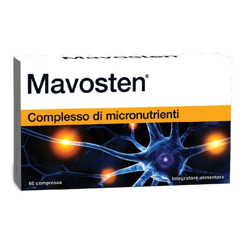 Visualizzazione chiara di Mavosten Integratore per Benessere dei Nervi 60 Compresse Visualizzazione chiara di Mavosten Integratore per Benessere dei Nervi 60 Compresse
