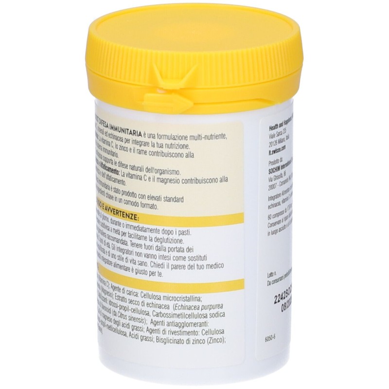 Dettaglio del packaging di Swisse Difesa Immunitaria Integratore per Sistema Immunitario 60 Compresse Dettaglio del packaging di Swisse Difesa Immunitaria Integratore per Sistema Immunitario 60 Compresse