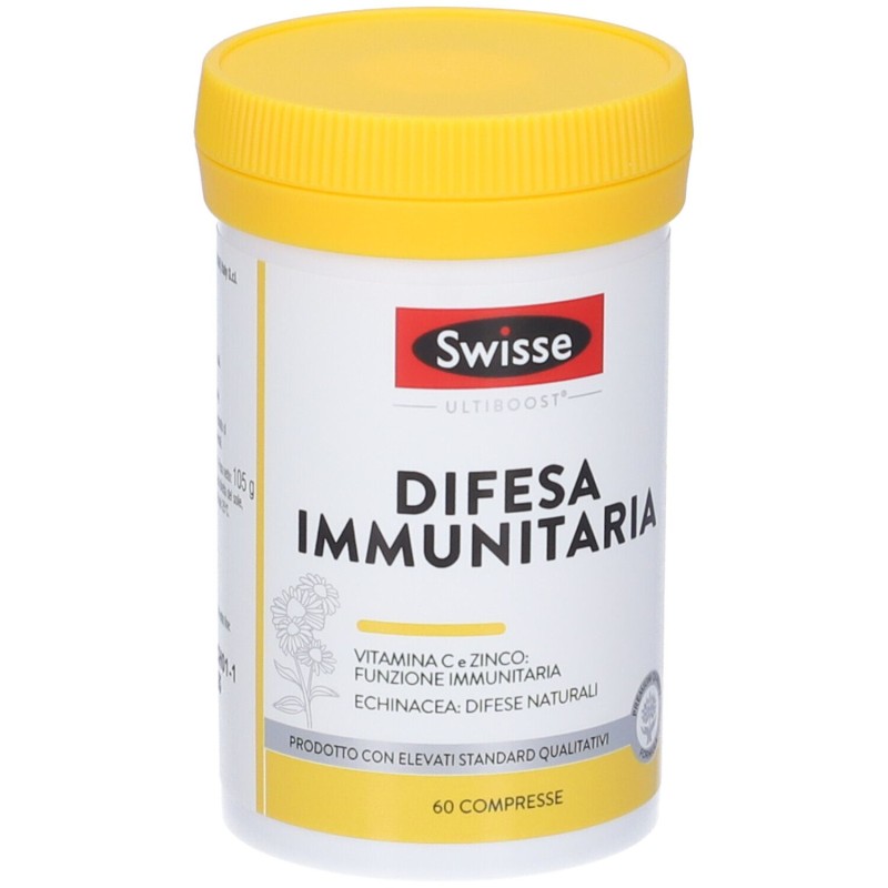 Presentazione grafica di Swisse Difesa Immunitaria Integratore per Sistema Immunitario 60 Compresse Presentazione grafica di Swisse Difesa Immunitaria Integratore per Sistema Immunitario 60 Compresse