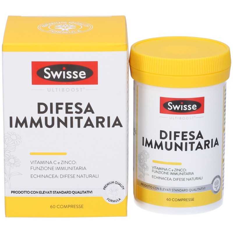 Confezione sigillata di Swisse Difesa Immunitaria Integratore per Sistema Immunitario 60 Compresse Confezione sigillata di Swisse Difesa Immunitaria Integratore per Sistema Immunitario 60 Compresse