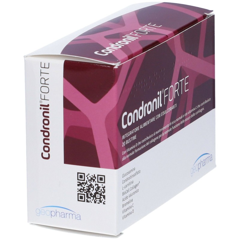 Foto esplicativa di Condronil Forte Integratore Alimentare per Stanchezza 20 Bustine Foto esplicativa di Condronil Forte Integratore Alimentare per Stanchezza 20 Bustine