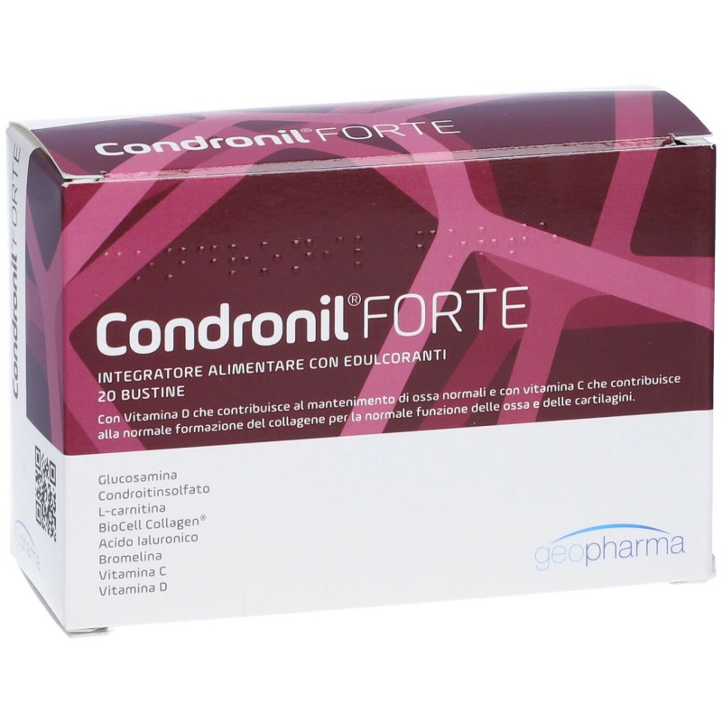 Packaging integro del prodotto Condronil Forte Integratore Alimentare per Stanchezza 20 Bustine Packaging integro del prodotto Condronil Forte Integratore Alimentare per Stanchezza 20 Bustine