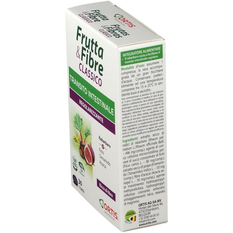 Pack ufficiale del prodotto Frutta e Fibre Classico Lassativo Naturale 30 Compresse Pack ufficiale del prodotto Frutta e Fibre Classico Lassativo Naturale 30 Compresse