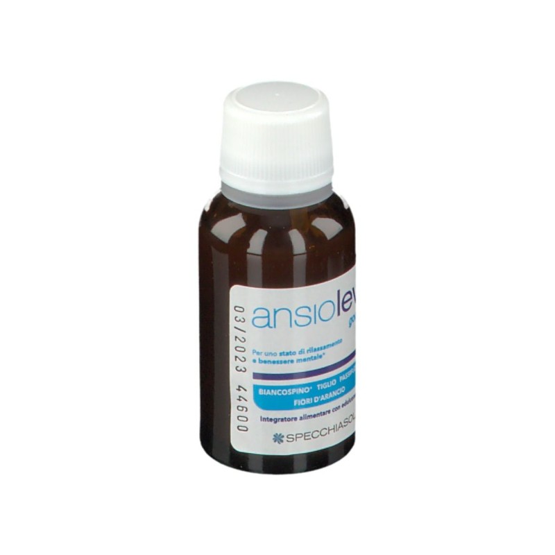 Packaging del prodotto Ansiolev Gocce Integratore Rilassante 20ml Packaging del prodotto Ansiolev Gocce Integratore Rilassante 20ml