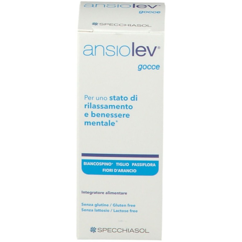 Packaging integro del prodotto Ansiolev Gocce Integratore Rilassante 20ml Packaging integro del prodotto Ansiolev Gocce Integratore Rilassante 20ml