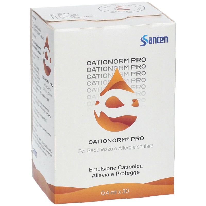 Packaging del prodotto Cationorm Pro Collirio per gli Occhi Secchi 30 Fiale da 0,4ml