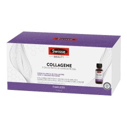 Packaging del prodotto Swisse Beauty Collagene Integratore Antirughe 7 Flaconcini Packaging del prodotto Swisse Beauty Collagene Integratore Antirughe 7 Flaconcini