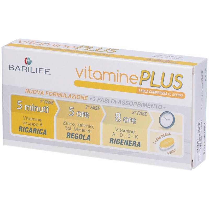 Aspetto del prodotto Barilfe Vitamine Plus Integratore Vitaminico 30 Compresse Aspetto del prodotto Barilfe Vitamine Plus Integratore Vitaminico 30 Compresse