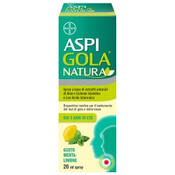 Visualizzazione chiara di Aspi Gola Natura Spray per la Gola Gusto Menta e Limone 20ml Visualizzazione chiara di Aspi Gola Natura Spray per la Gola Gusto Menta e Limone 20ml