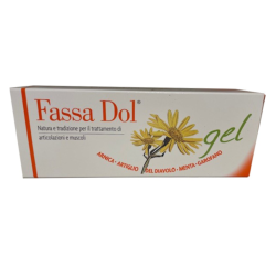 confezione di Fassa Dol Crema Gel Arnica e Artiglio del Diavolo per Dolori 100ml