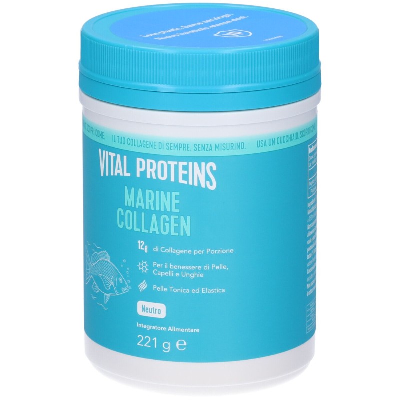 Primo piano di Nestlè Vital Proteins Marine Collagen Integratore Antirughe 221g