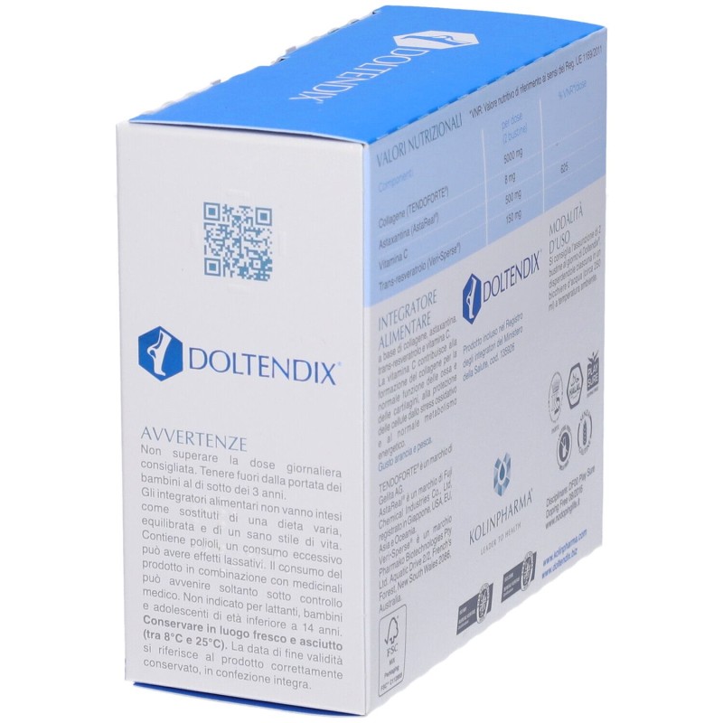 Pack ufficiale del prodotto Doltendix Integratore per Ossa e Articolazioni 20 Bustine