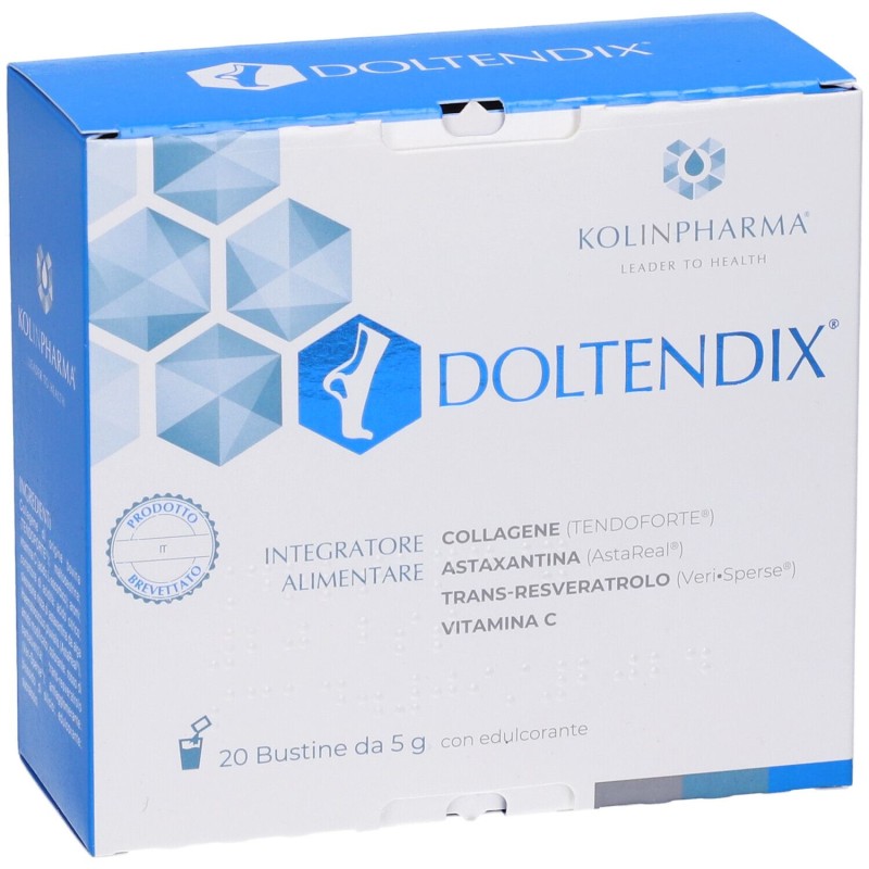 Scatola integra del prodotto Doltendix Integratore per Ossa e Articolazioni 20 Bustine