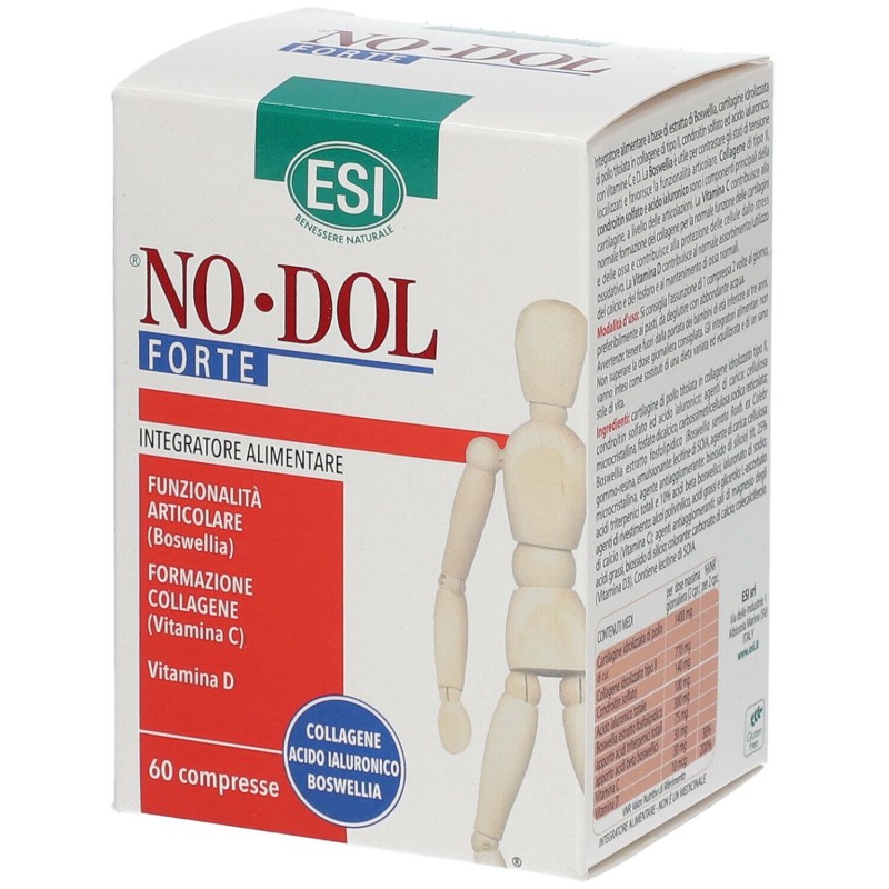 Foto esplicativa di Esi No Dol Forte Integratore per le Articolazioni 60 Compresse Foto esplicativa di Esi No Dol Forte Integratore per le Articolazioni 60 Compresse