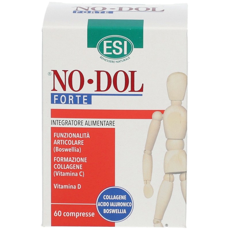 Packaging integro del prodotto Esi No Dol Forte Integratore per le Articolazioni 60 Compresse Packaging integro del prodotto Esi No Dol Forte Integratore per le Articolazioni 60 Compresse