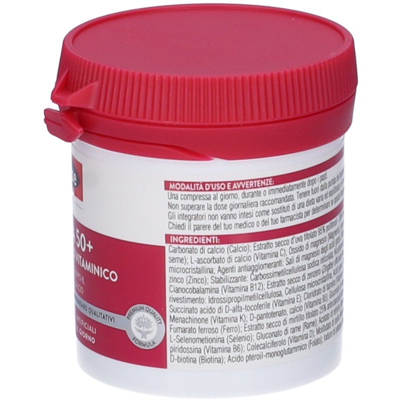 Foto ravvicinata di Swisse Donna 50+ Multivitaminico Donne dai 50 Anni 30 Compresse Foto ravvicinata di Swisse Donna 50+ Multivitaminico Donne dai 50 Anni 30 Compresse