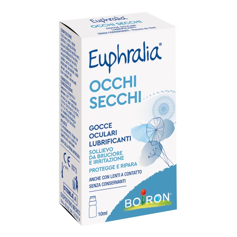 Confezione commerciale diBoiron Euphralia Collirio Occhi Secchi 10ml