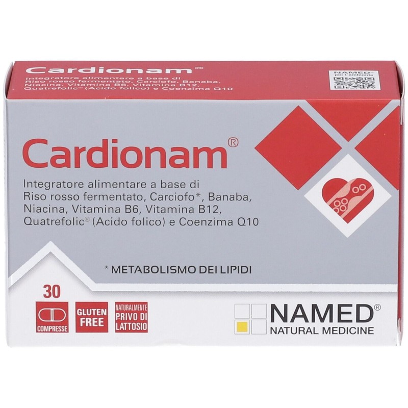 Foto esplicativa di Named Cardionam Integratore per il Colesterolo 30 Compresse Foto esplicativa di Named Cardionam Integratore per il Colesterolo 30 Compresse